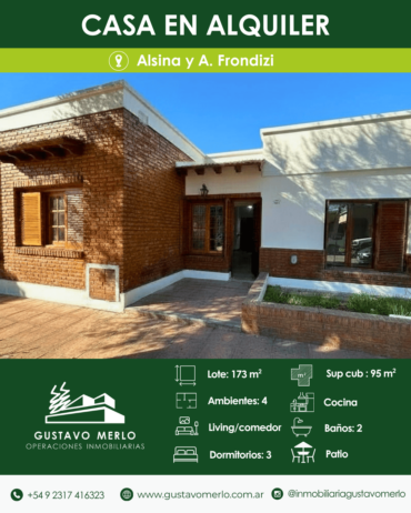 🏡 CASA EN ALQUILER 🏡